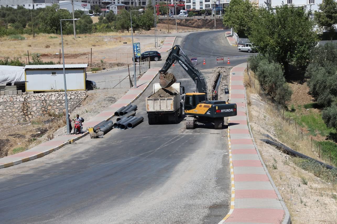 Adıyaman Kahta alt yapı ve yol çalışması 2023